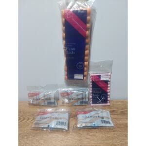 Salon Care + Annie Perm Rods 6 Sealed Bags Of 12 Total Of 72, 3 Different Sizes